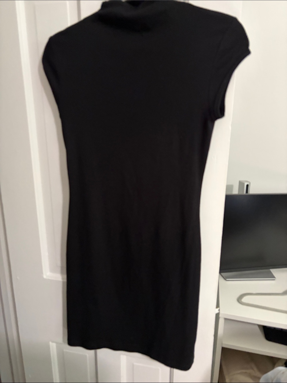 wild fable Black Short Sleeve Mini Bodycon Dress NWOT